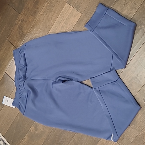 Mens Medium Zelos Powder Blue Reflective Joggers Sweatpants Zipper Quick Dry NWT - Picture 4 of 4